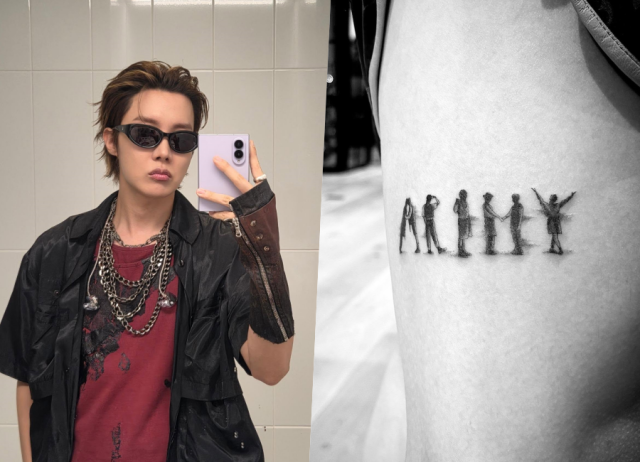 BTS J-Hope Reveals New ARMY Tattoo in Tribute to Fans After North American Tour